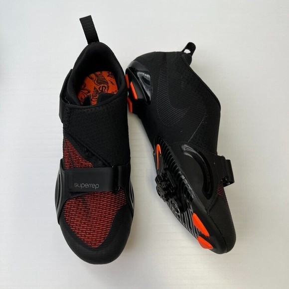 Nike Shoe Men 9.5 SuperRep Cycle Bike Black Low Top Venzo Plate Strap Sneaker Ne main image 4